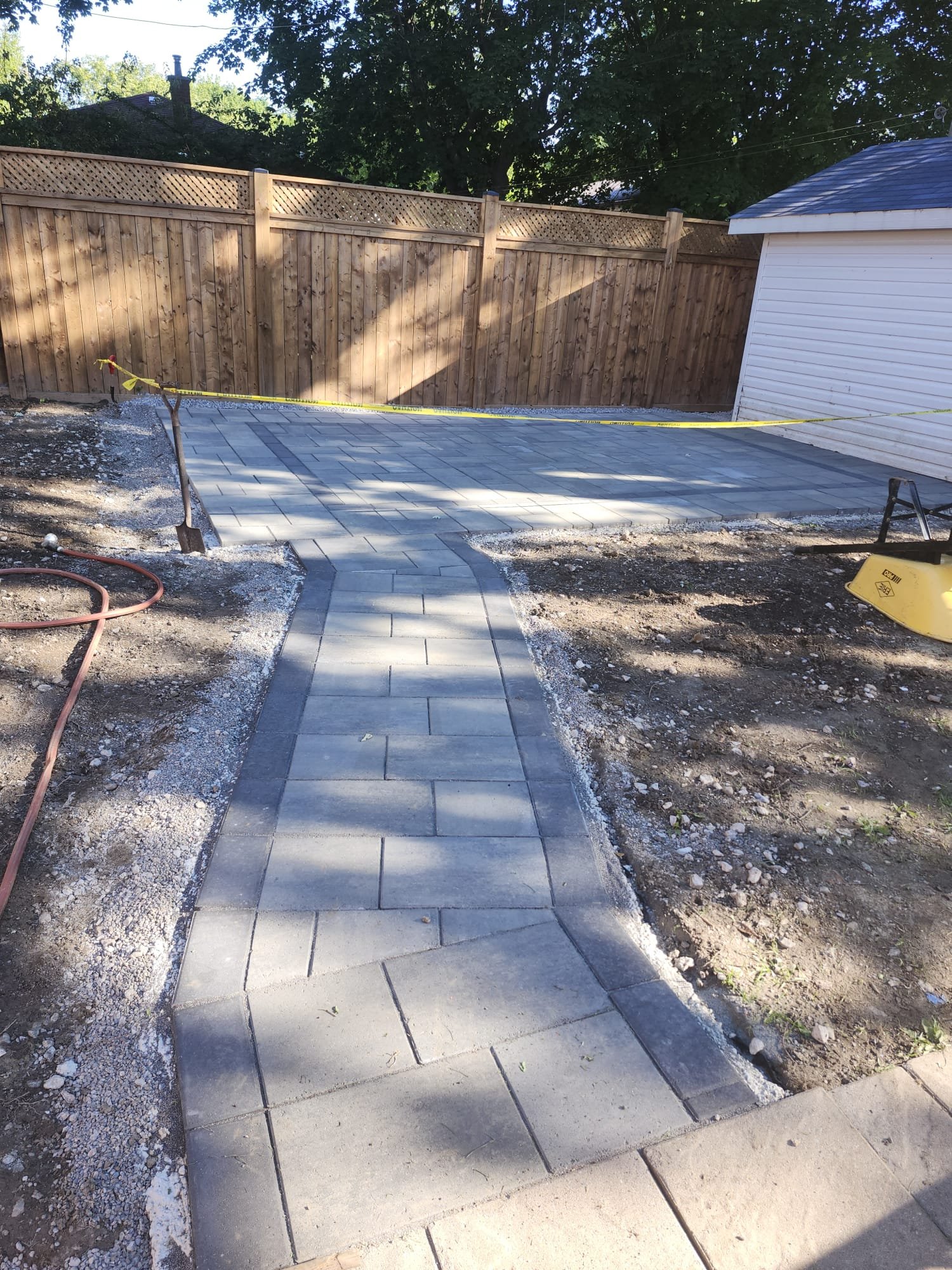 Interlock patio and walkway