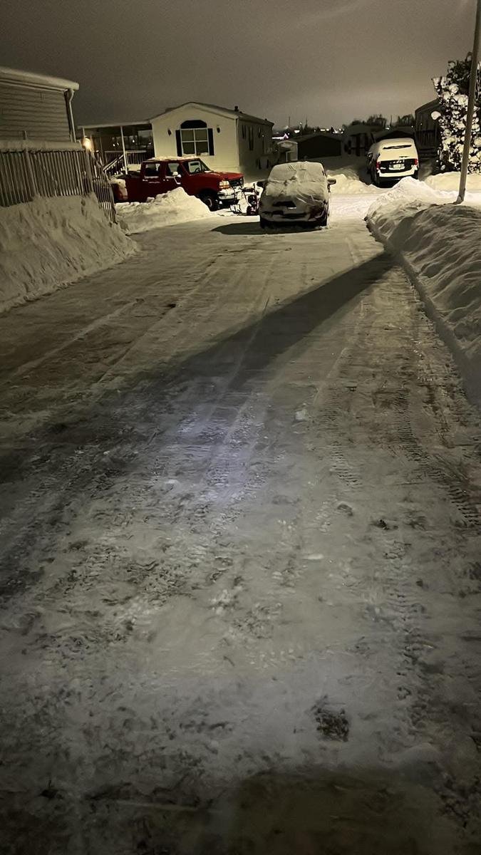 Overnight snow clearing